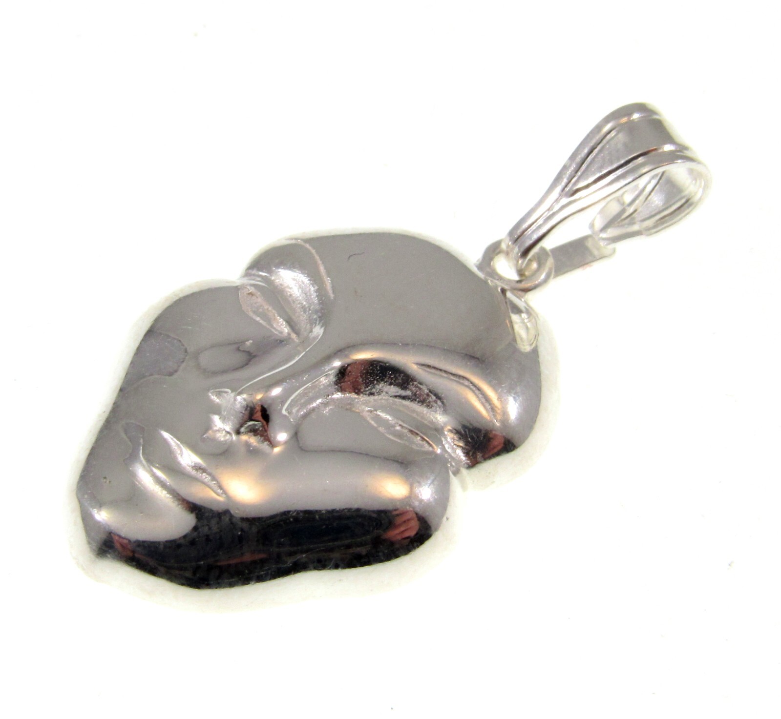 Handcrafted Solid 925 Sterling Silver Face Mask Pendant