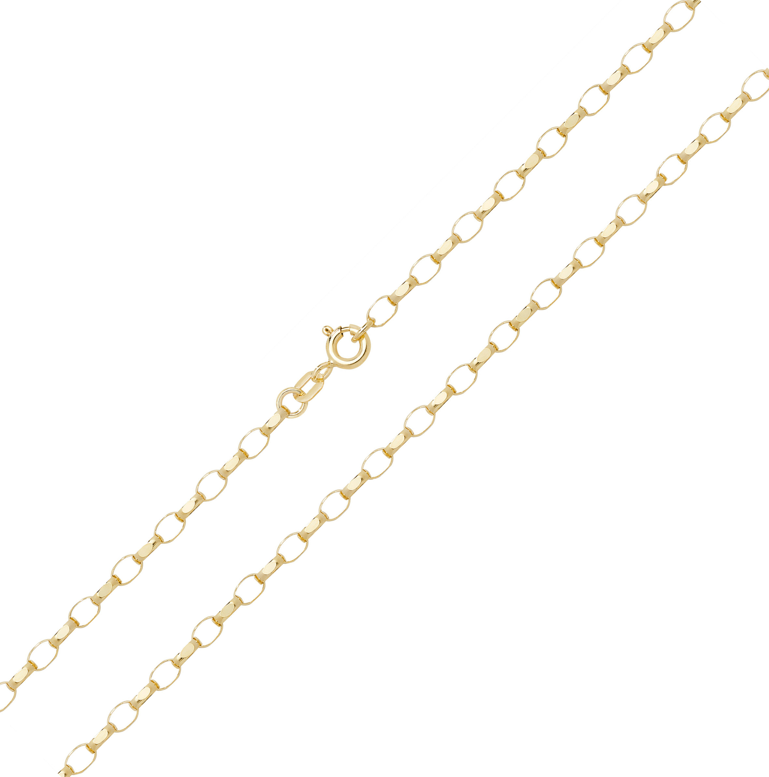 9k Yellow Gold Women Belcher Chain – 16, 18, 20, 22, 24, 26, 28, 30 inch 195072U