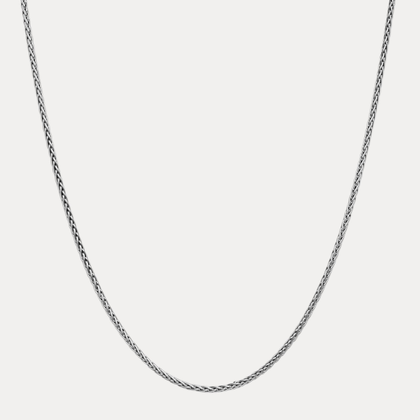 3mm Wheat Chain Necklace – Real Solid 925 Sterling Silver Or 14k Gold Vermeil