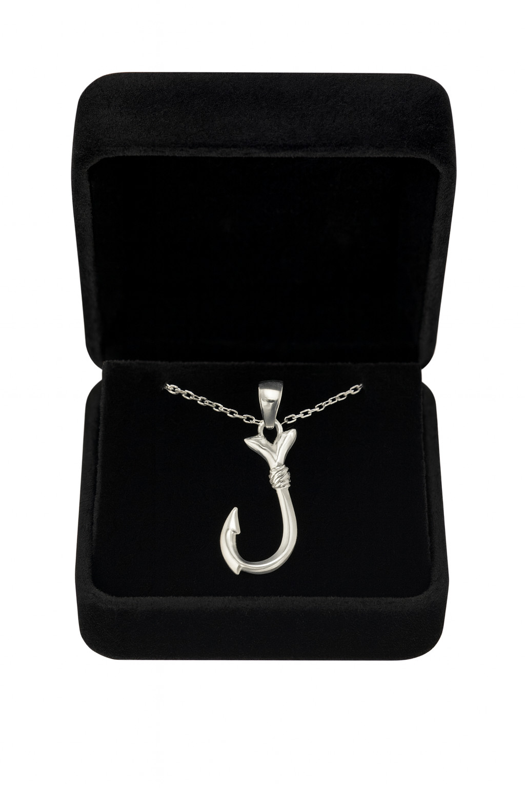Maui’s Hook Pendant 925 Silver Engraved Makau Necklace Charm | Free Shipping