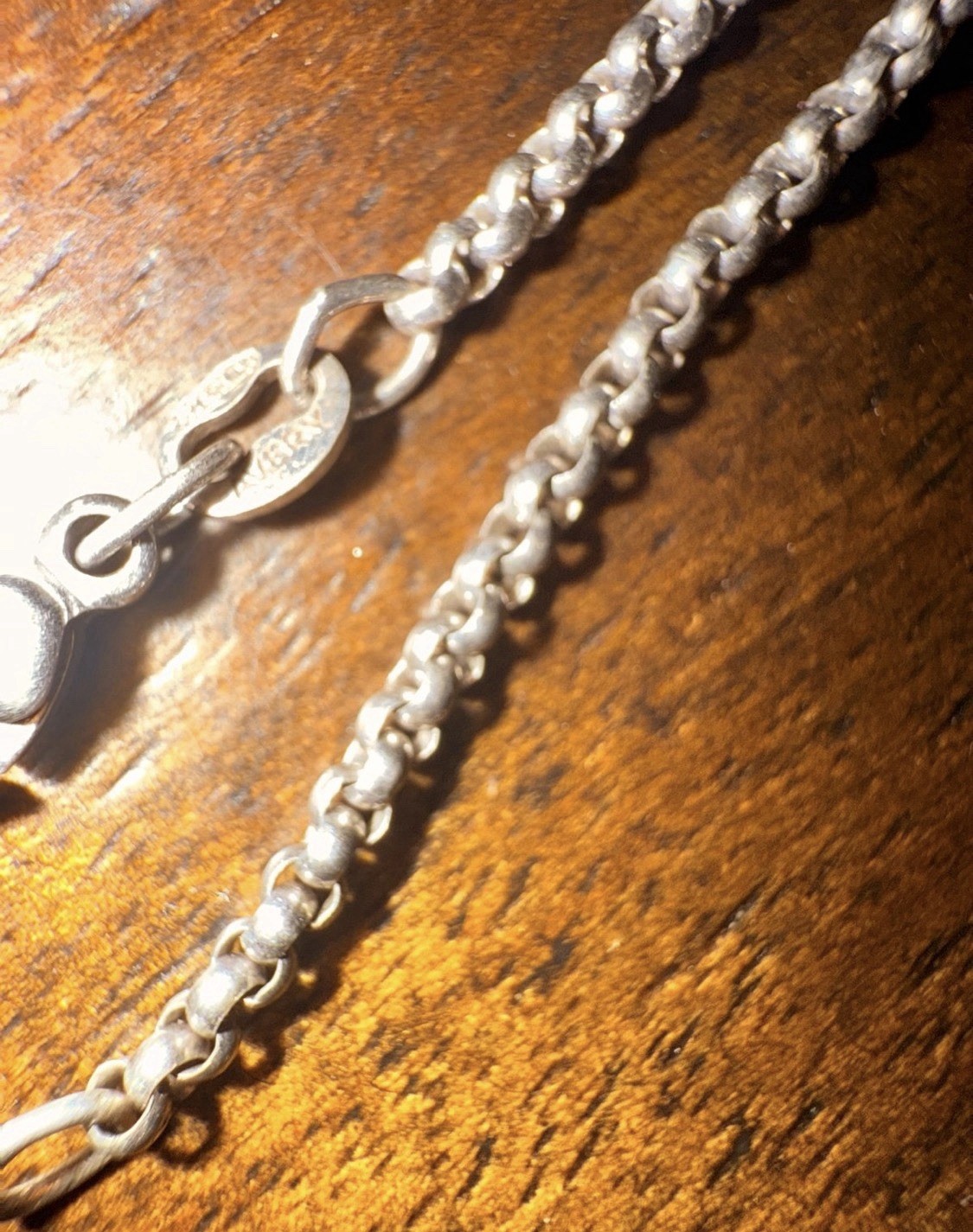 James Avery playful Dolphin charm Vintage Retired & JA chain 20”