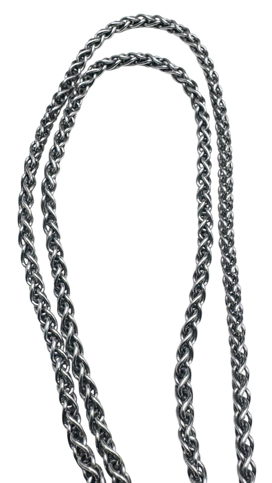 James Avery Sterling Silver 925 Wheat Chain Necklace 22″ 2.5mm Nice