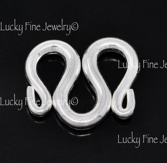 999 FINE silver Handmade M clasp Lock