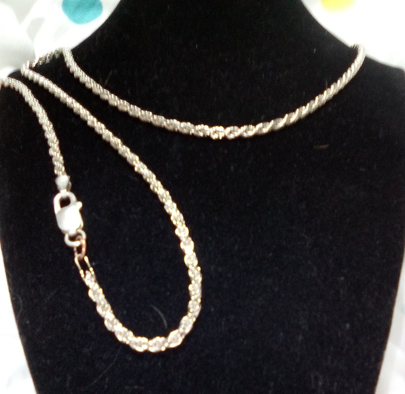 4MM Solid 925 Sterling Silver 28in DIAMOND CUT ROPE CHAIN, Necklace Italy