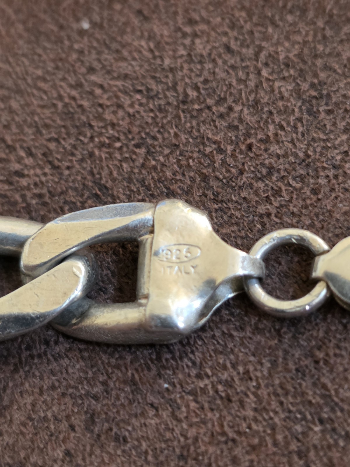 Silver 925 Heavy Link Bracelet 9″ Italy (40.57g) Fashion Jewelry