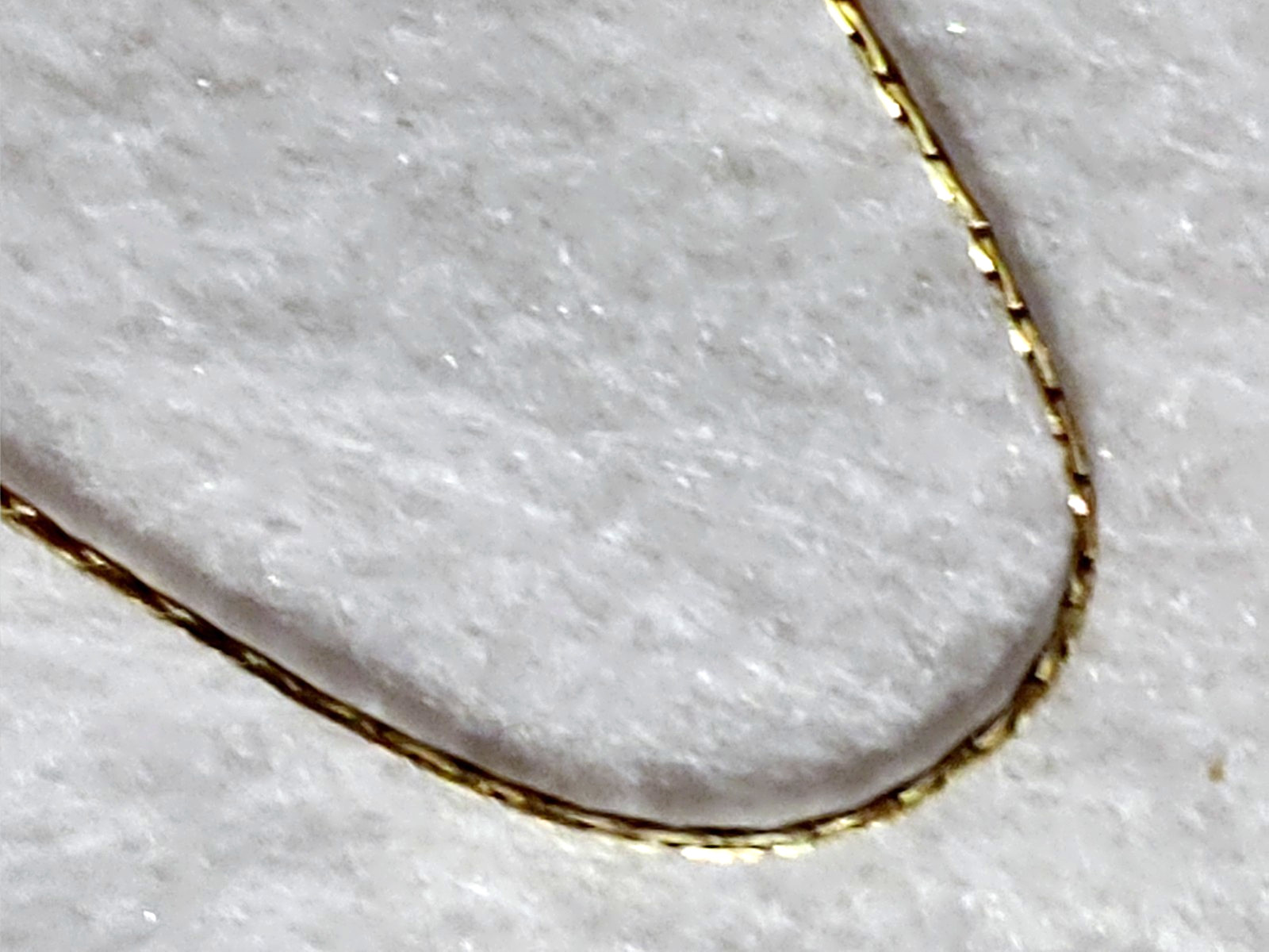 Vtg – Necklace – Silver Tone – Dangle faux Peal & faux Stone – 20 in