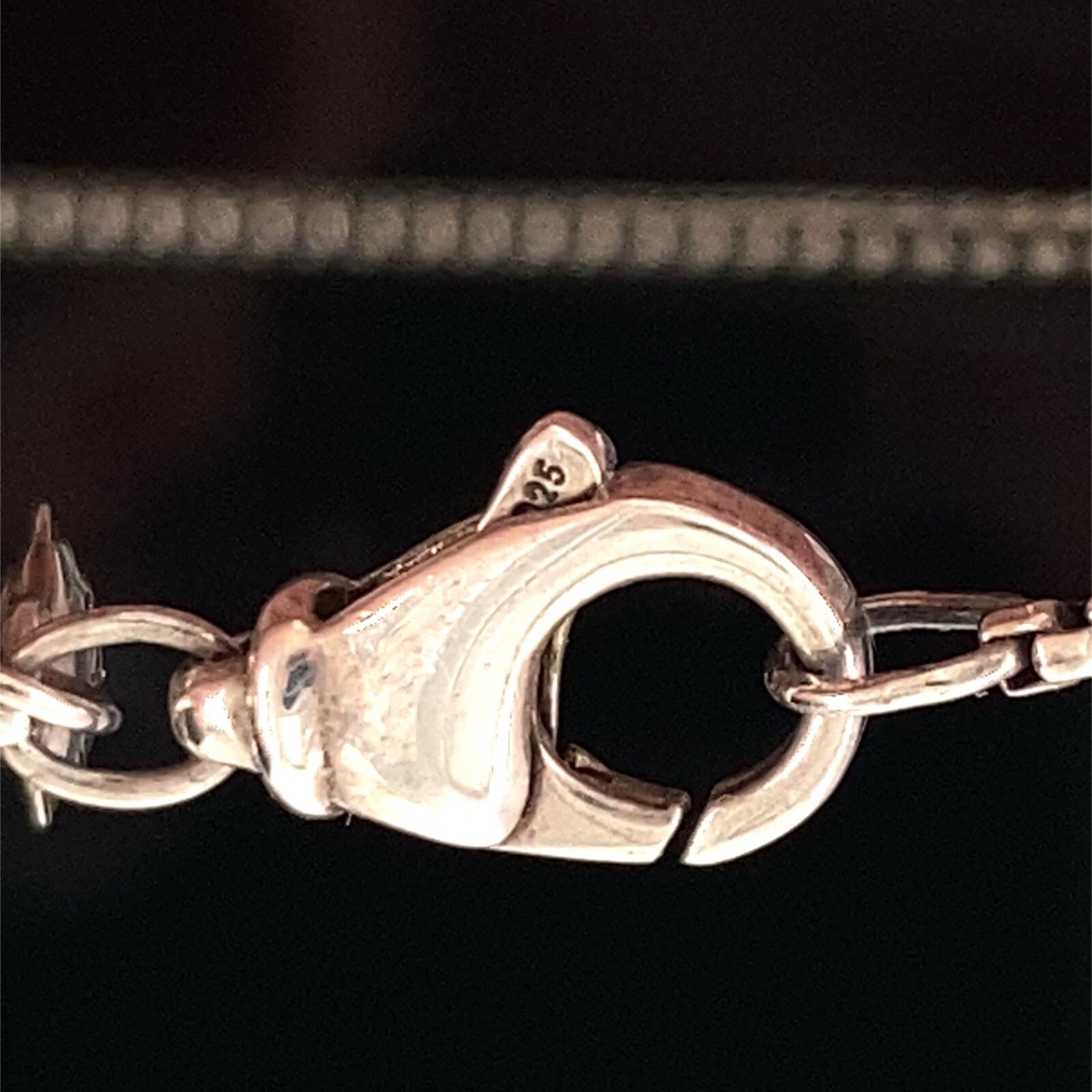 David Yurman Sterling Silver Citrine Chatelaine Diamond Pendant Necklace $1125