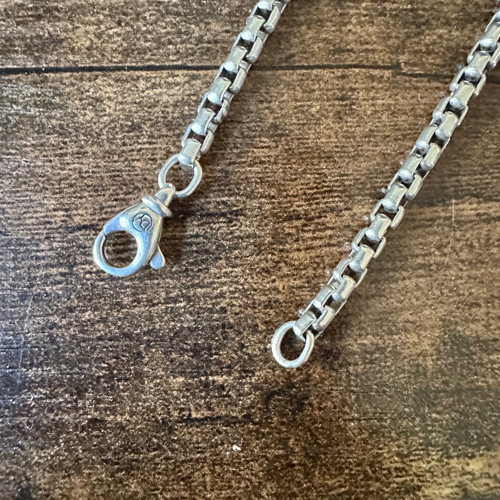 David Yurman Medium Box Chain Necklace – 3.6mm – 26.5″ – FREE SHIPPING
