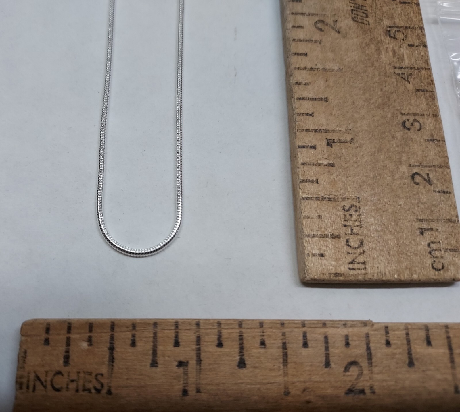 3 – Small round snake necklace – 925 – 24 inch