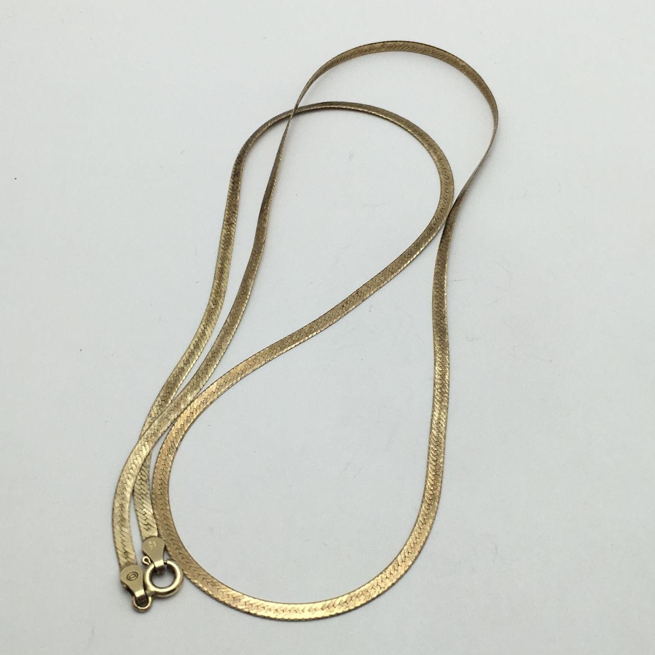 Sterling Silver Gold Tone Italian Necklace