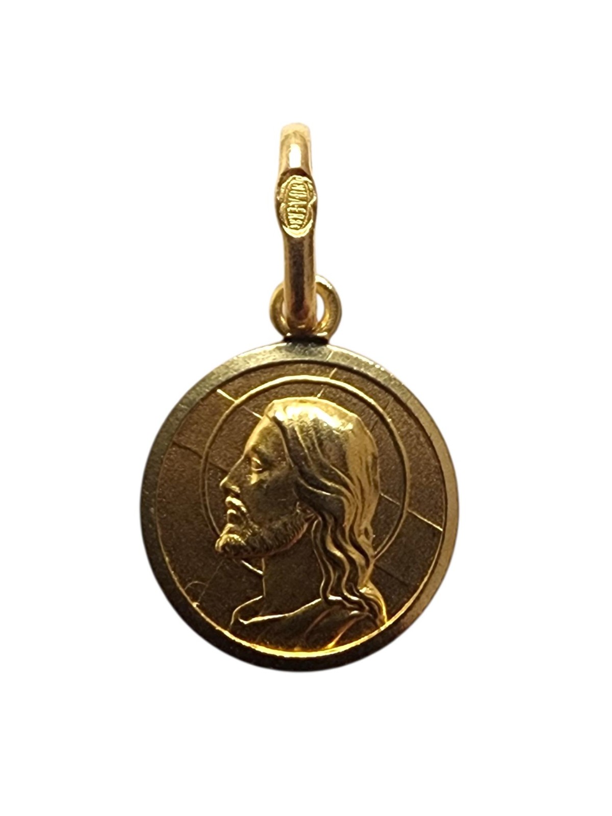 14K Yellow Gold Dio Ti Protegga “May God Protect You” Pendant #25528