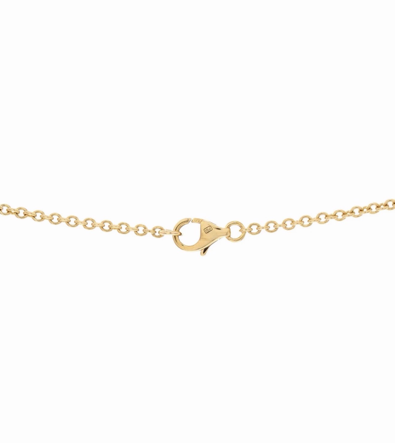 Cartier Interlocking Love Pendant Necklace 20 Yellow Gold 18k Used Women’s