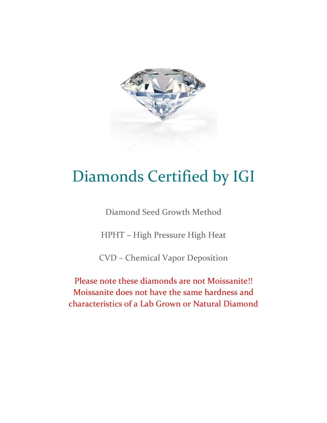 2.00 Ct Round Lab Grown Diamond Bezel Pendant 14k White Gold IGI Certified