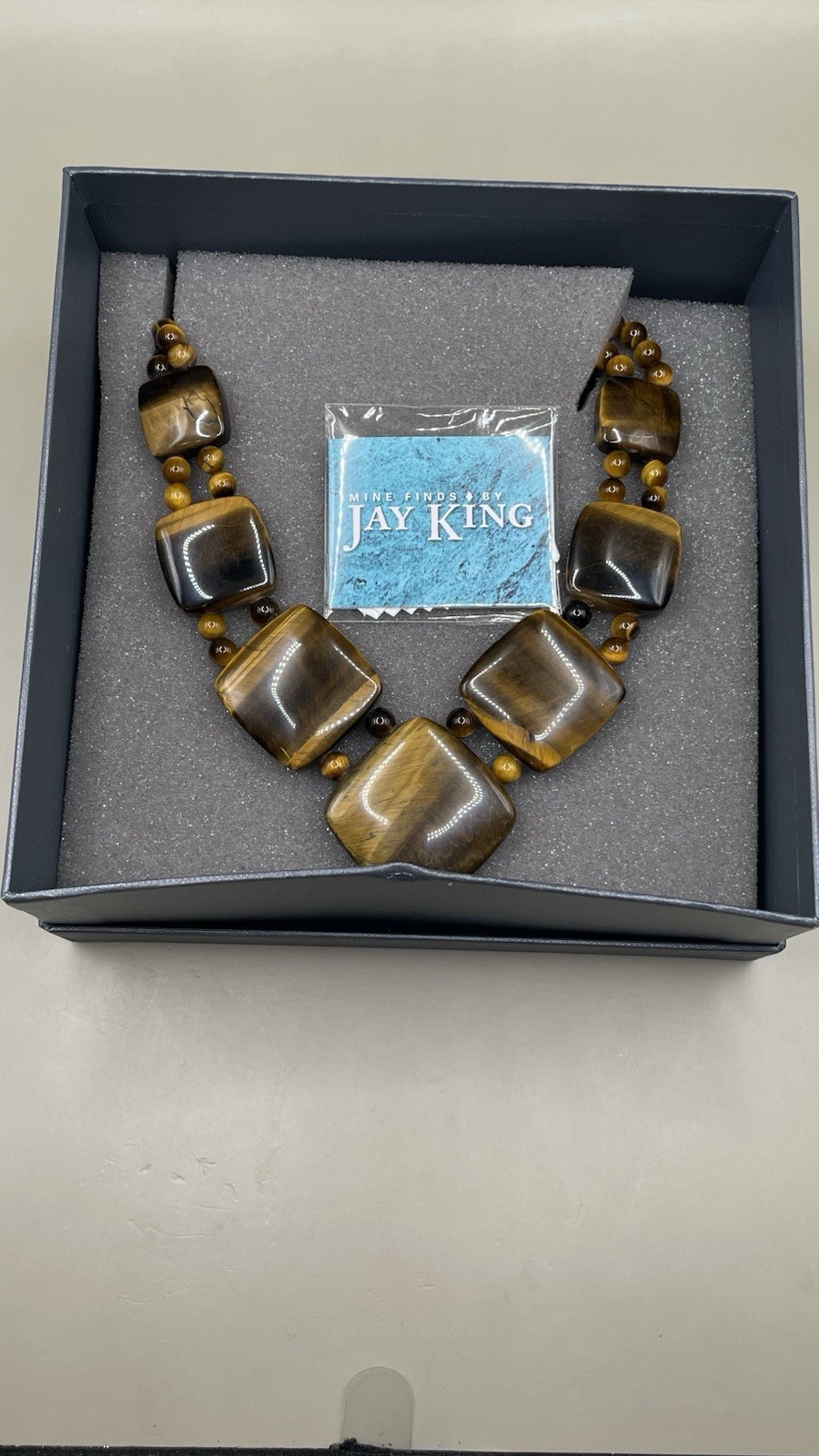 Mine Finds ByJay King DTR Womens Necklace Sterling Silver 925 Tigers Eye