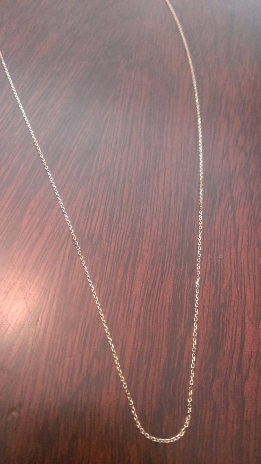 10K YELLOW GOLD DIAMOND CUT CABLE LINK NECKLACE PENDANT CHAIN 18″ LENGTH 0.6 mm