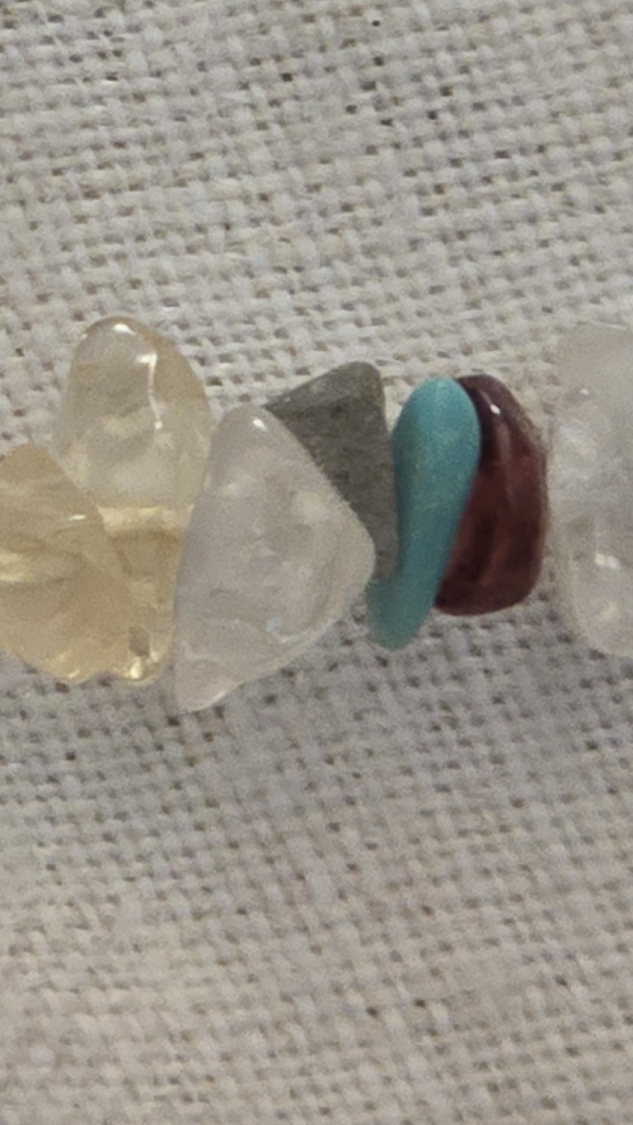 925 SI INDIA SEMIPRECIOUS MULTICOLORED GEMSTONE NECLACE 1980s/90s