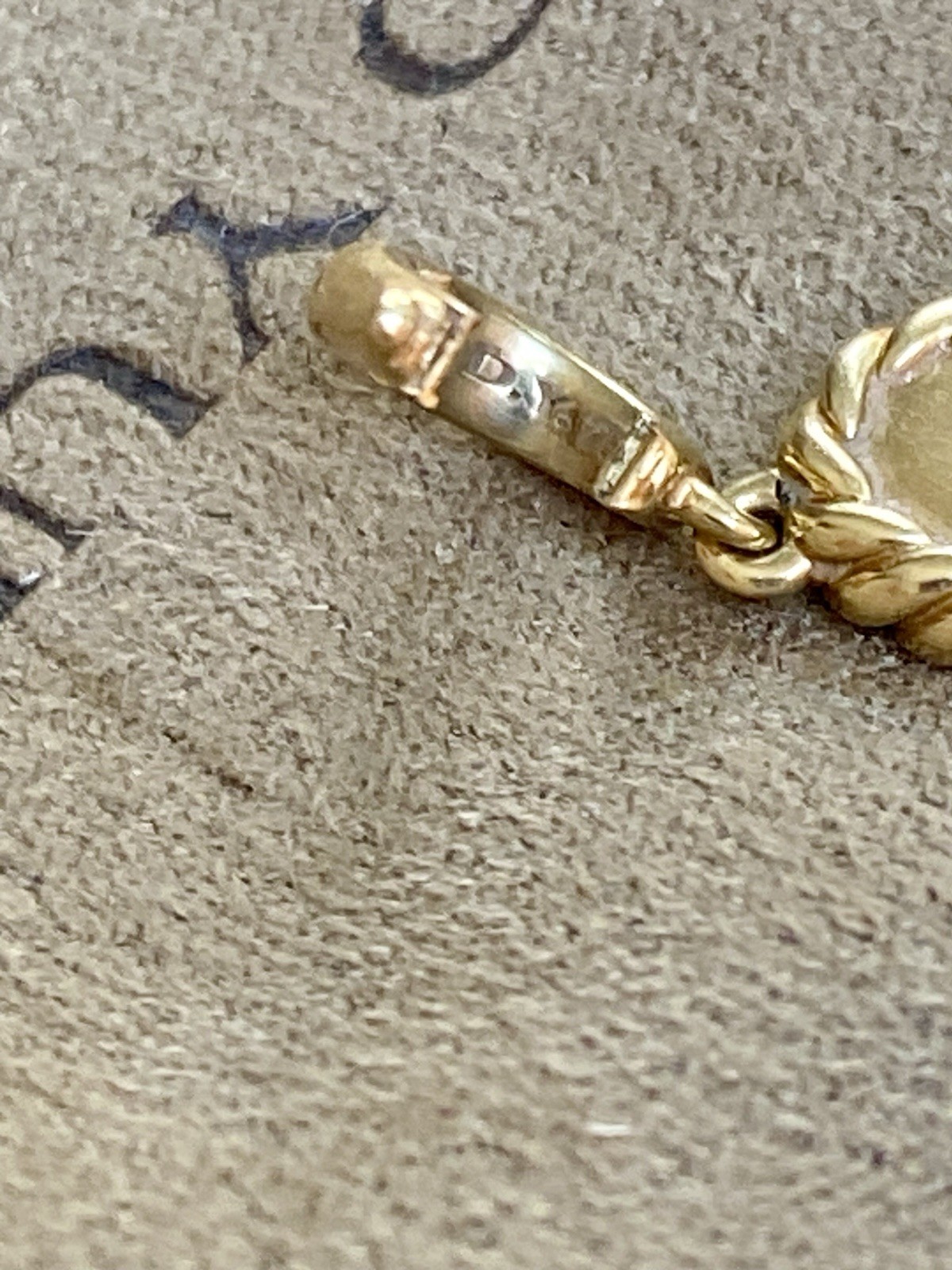 David Yurman 18K Yellow Gold Diamond Heart Amulet Charm Pendant 11mm $1450+ Exc