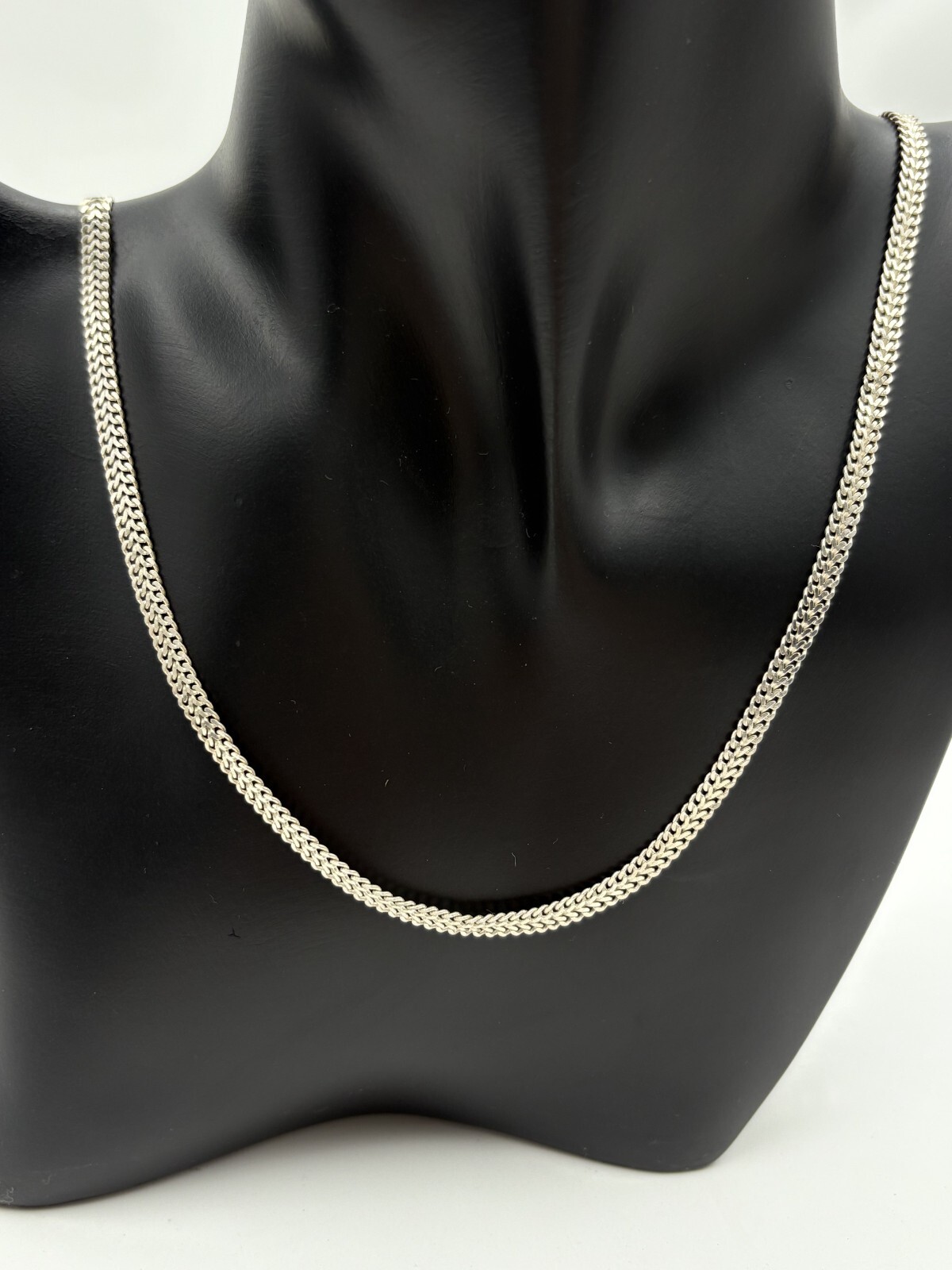 STERLING SILVER 925 ITALY 30″ DUAL CURB CHAIN NECKLACE 4.1mm wide 14.1g