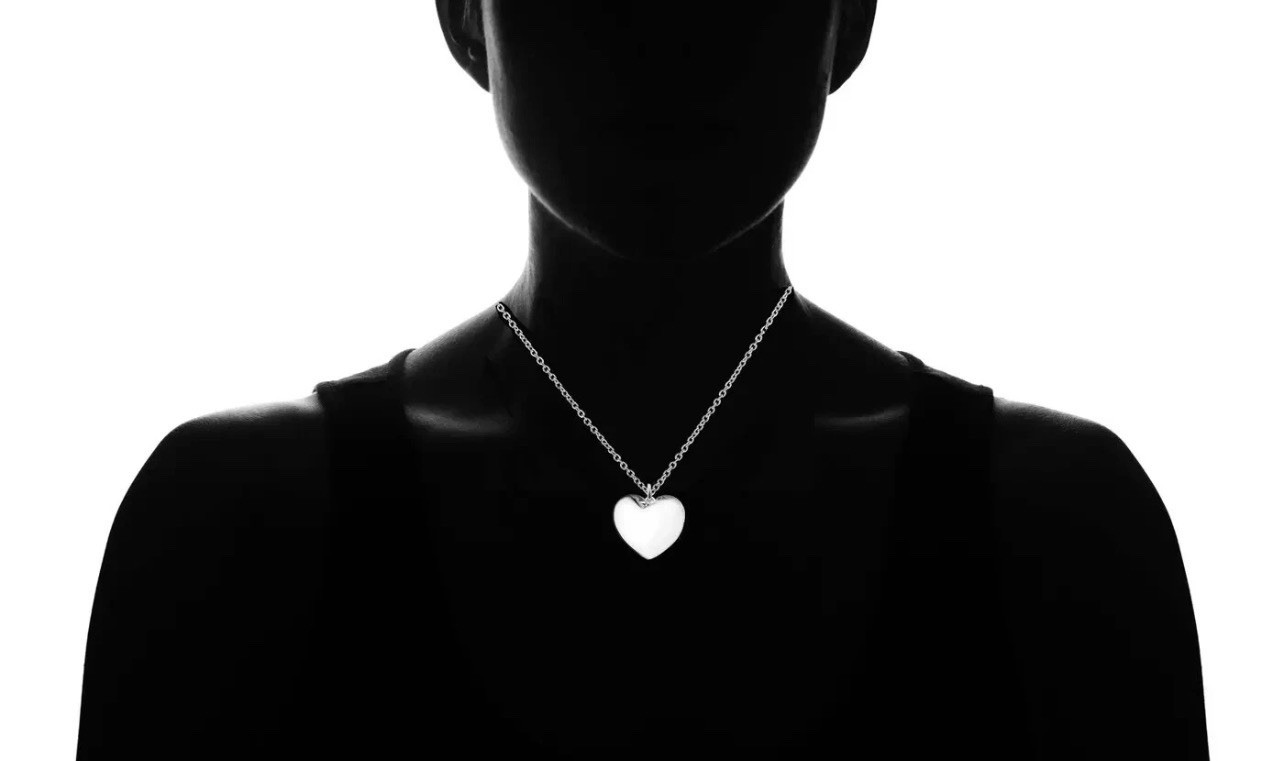 925 Solid Sterling Silver Puffed Heart Pendant Necklace Made In Italy – 18″