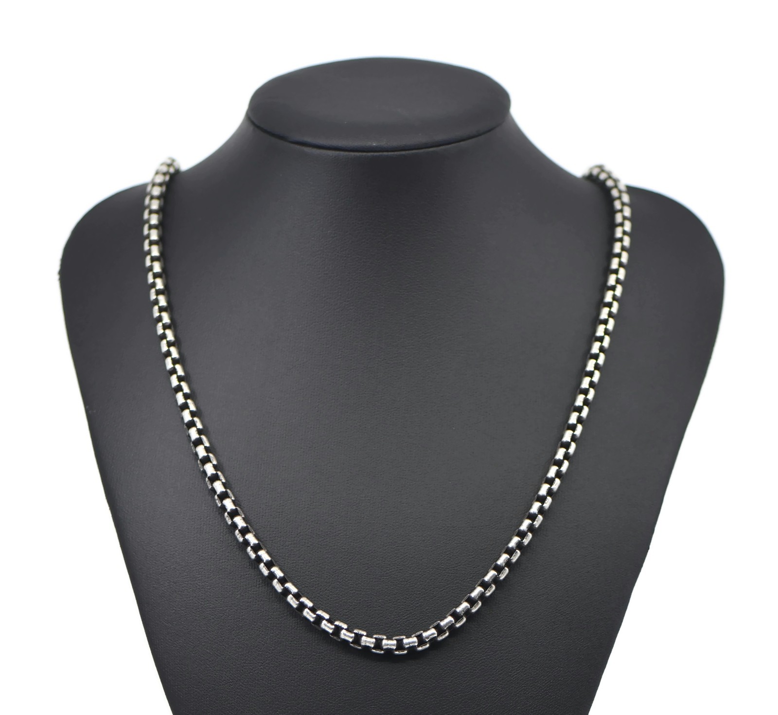 David Yurman Box Chain Sterling Silver Necklace