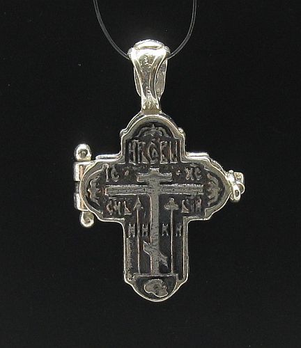 Sterling Stylish Silver Pendant Cross Solid 925 Orthodox Nickel Free New Empress