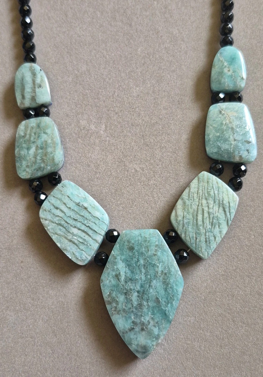 Jay King DTR Lapis Lazuli Amazonite Reversible Statement necklace