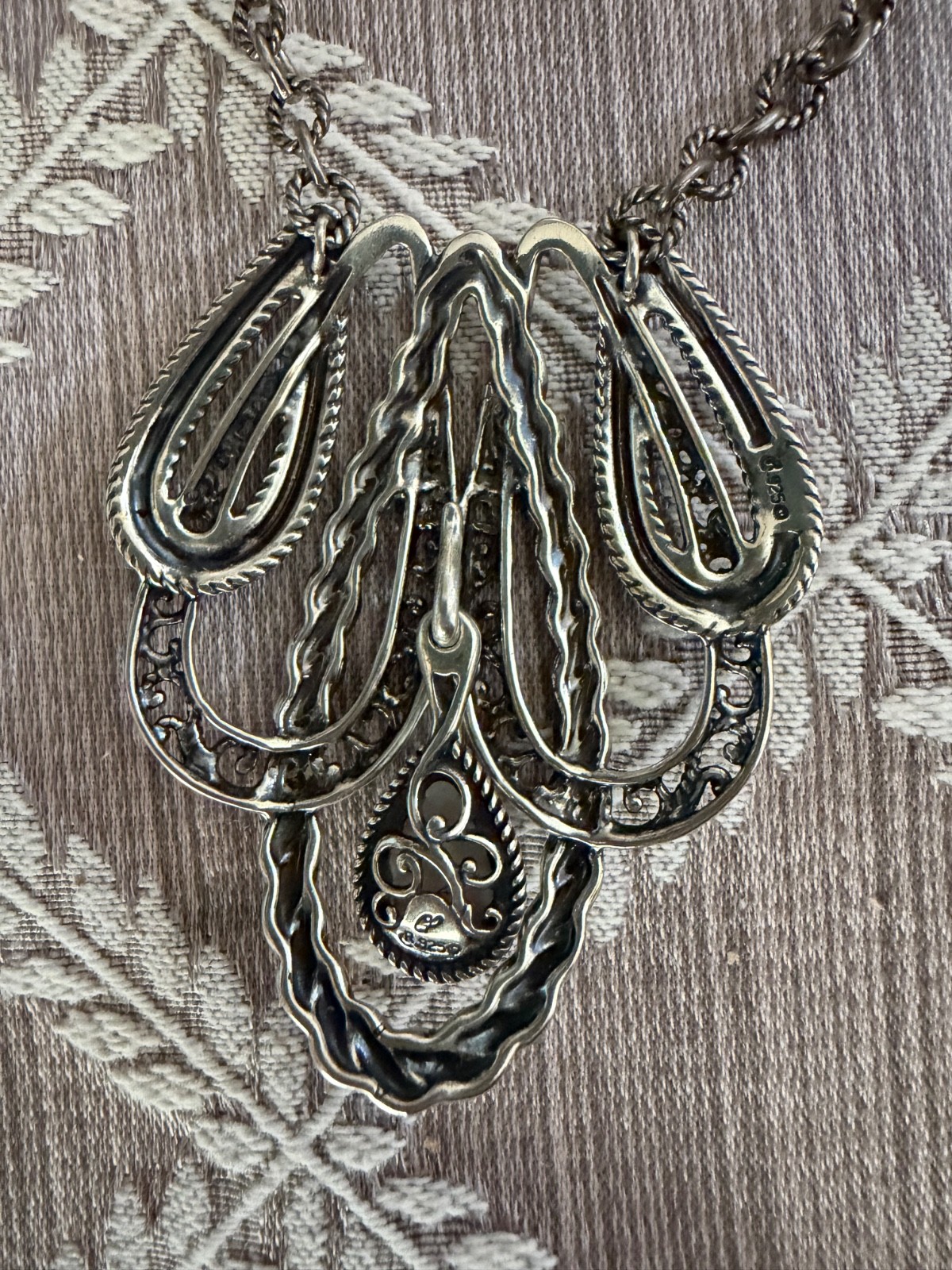 Carolyn Pollack Sterling Silver Lasting Connections Pendant Necklace w/ Enhancer