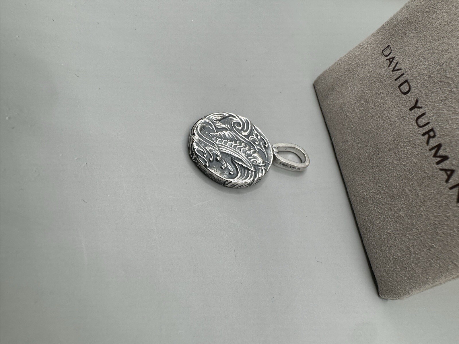 David Yurman Dragon Amulet Pendant in Sterling Silver