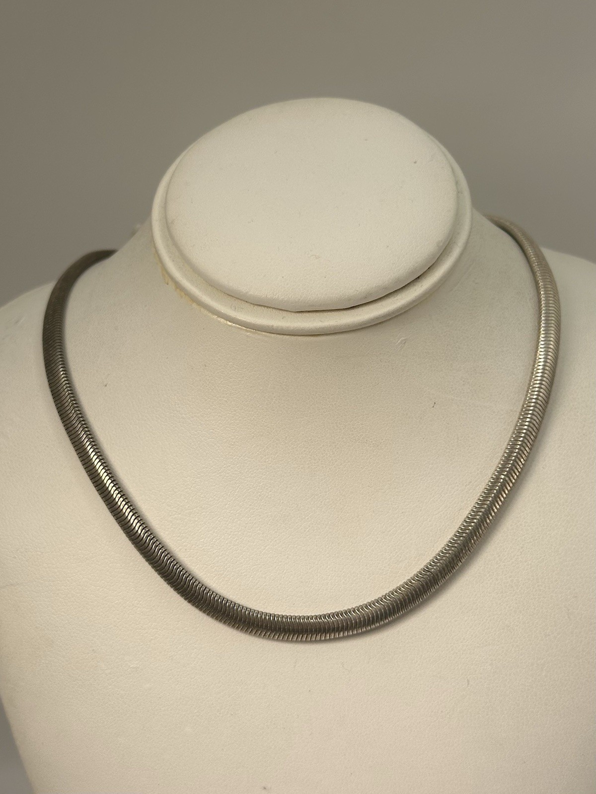 925 Sterling Silver Snake Chain Necklace 18” 4mm 15.2g