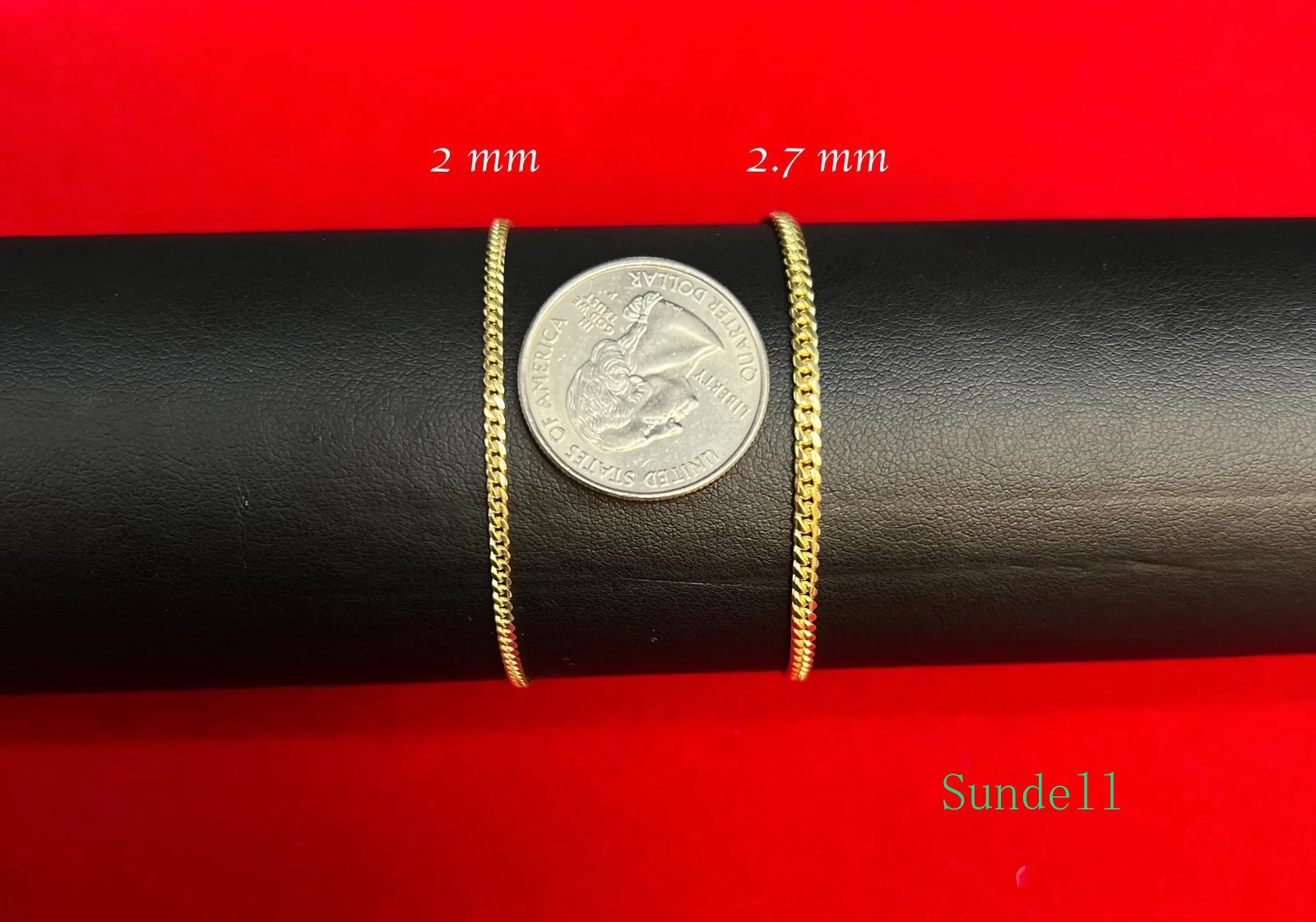 10k SOLID Yellow Gold 2mm – 7mm Miami Cuban Chain Bracelet Real