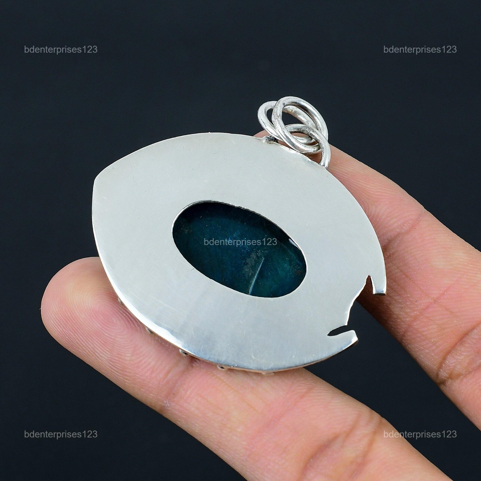 Neon Flash Labradorite Stone 925 Silver Birthday Anniversary New Pendant Jewelry
