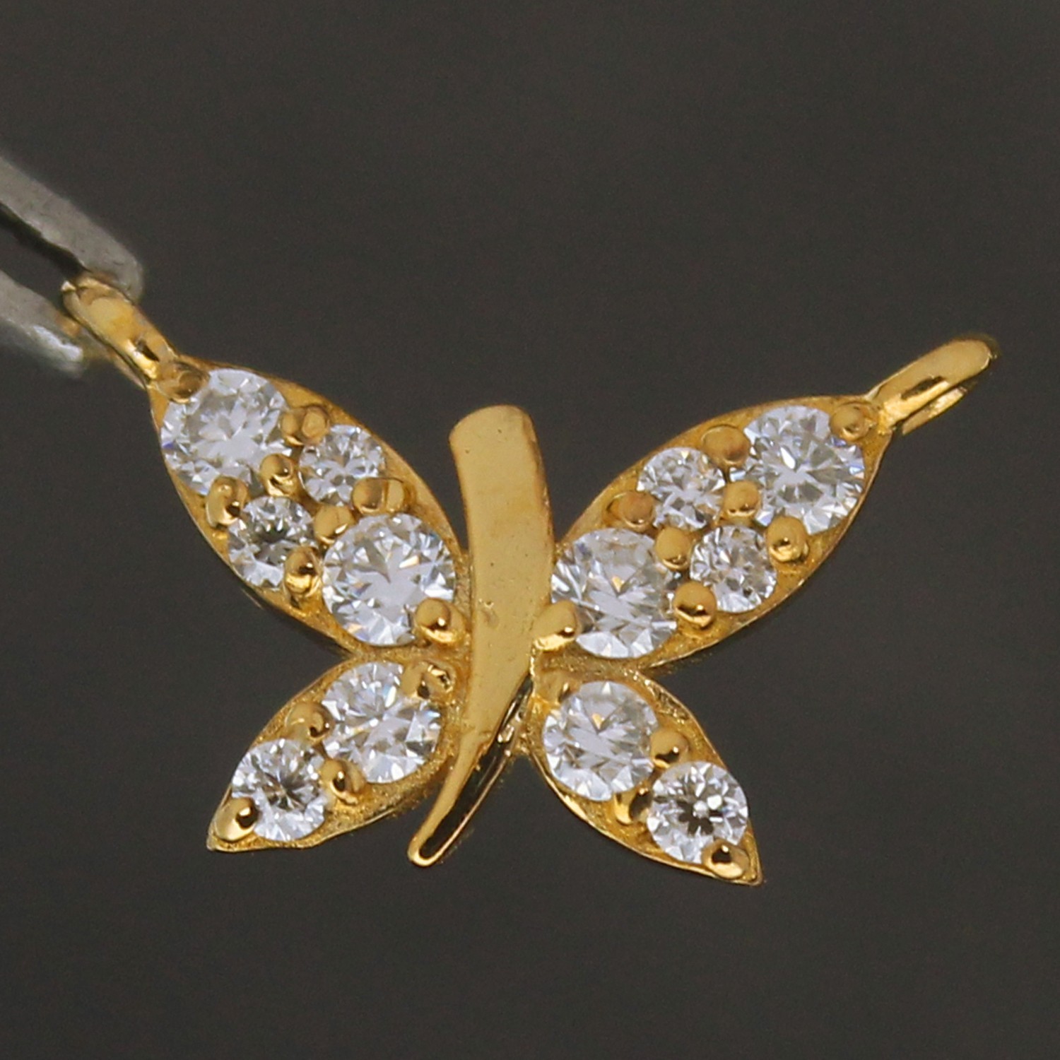 Round Certified Natural Diamond Classic Elegant Proposal Pendant 14K Gold Over