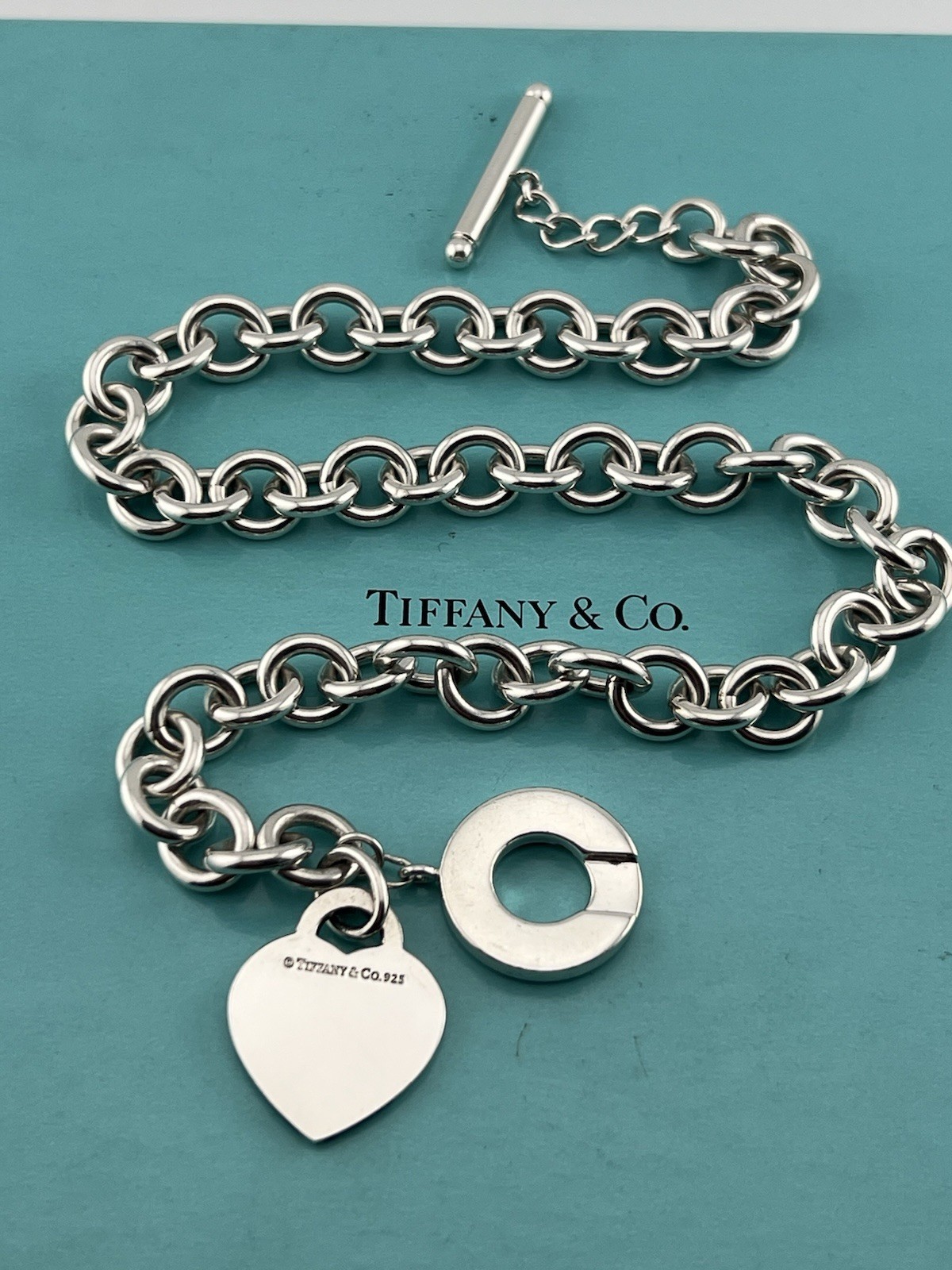 Tiffany Co. Necklace, Return to Tiffany Heart Toggle Necklace 16” Inches Long