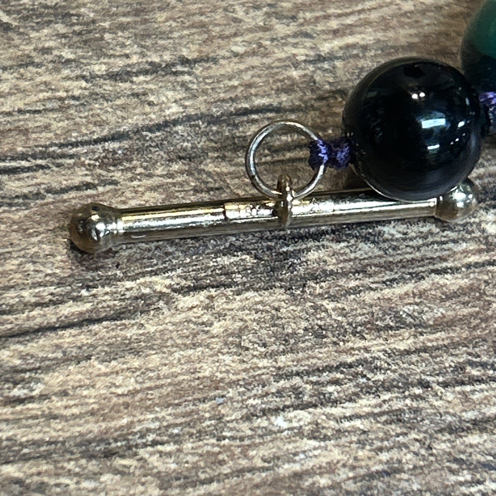 Large Multi Gemstone Necklace-14k Clasp-36in Long