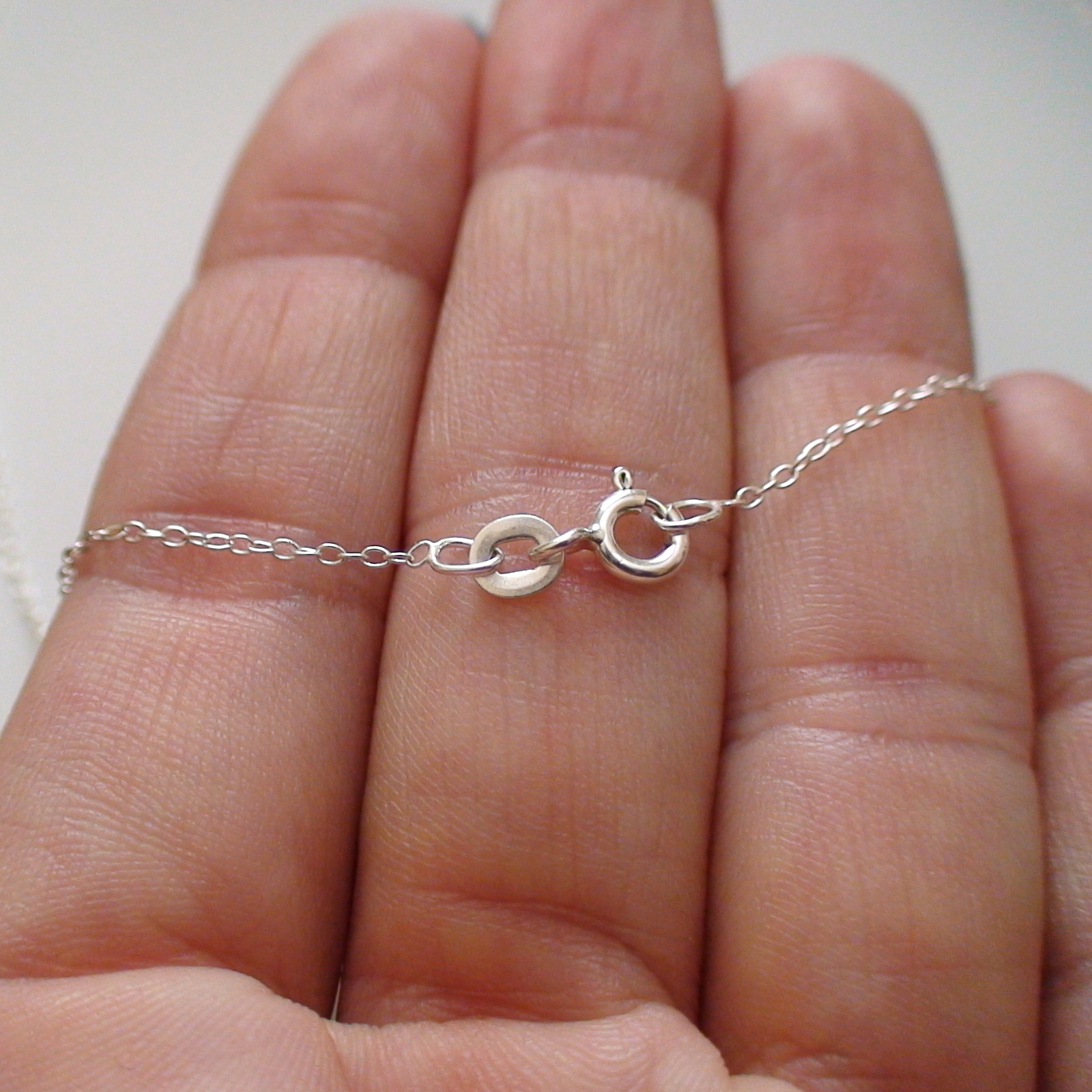 1mm Cable Chain Necklace – 925 Sterling Silver -16″, 18″, 20″ Rolo Dainty Thin
