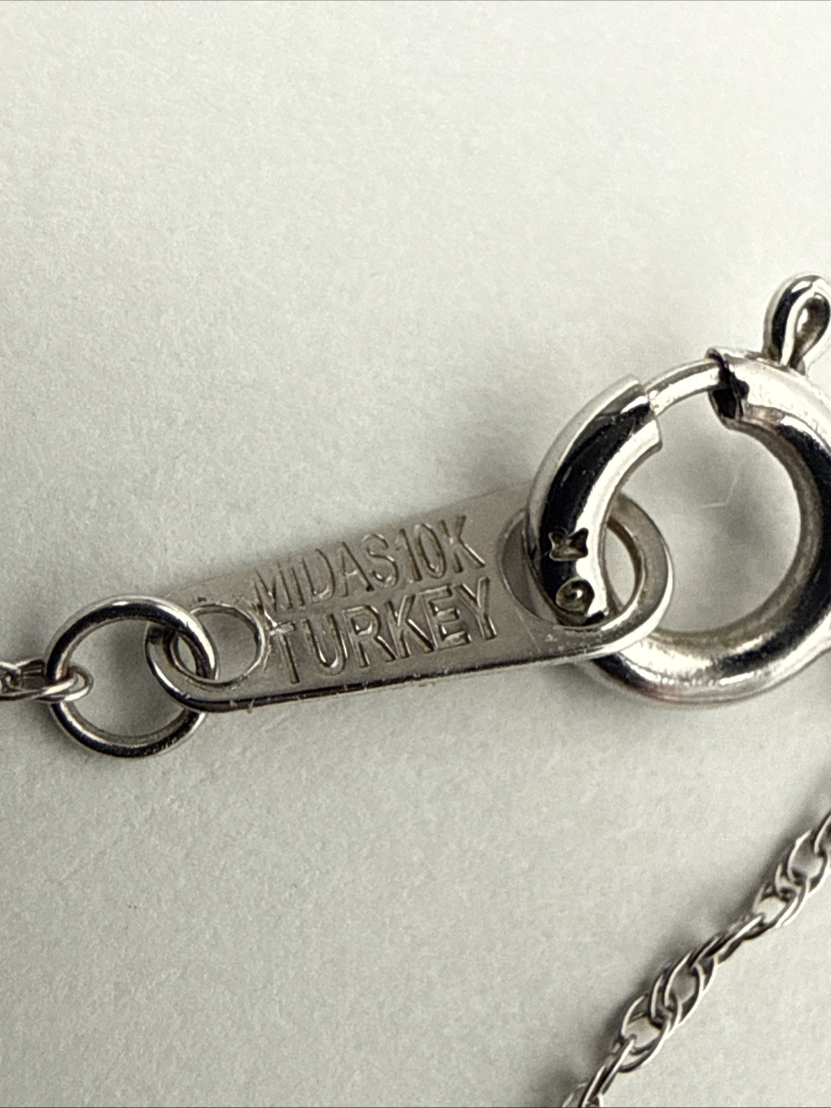 Tiny Toes Diamond Accent “Two Feet” Disc Pendant And Chain in 10K White Gold