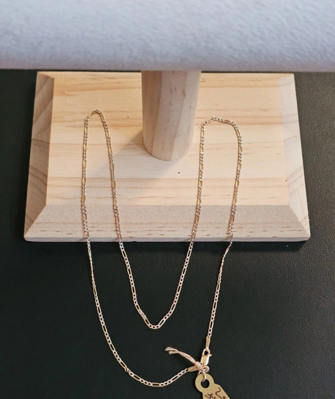10k gold two tone necklace 20 inch