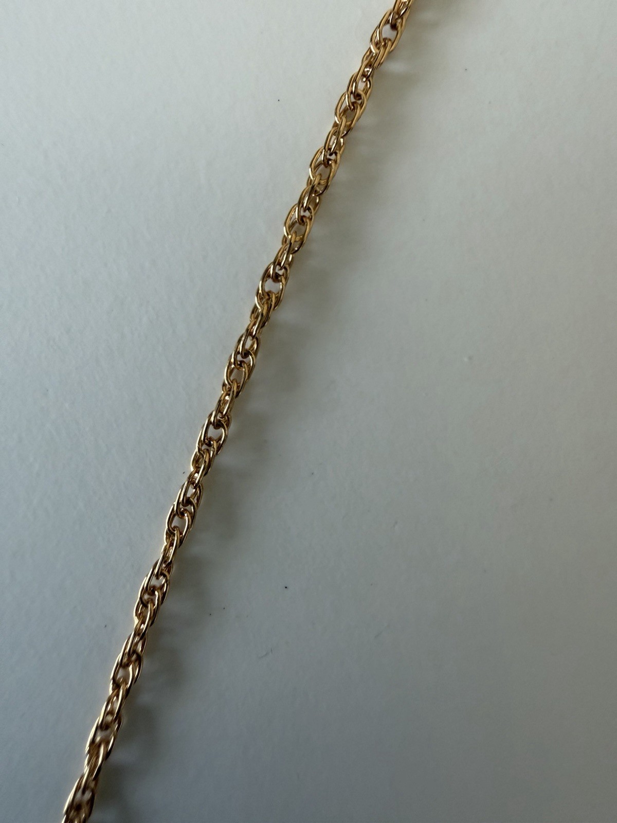 Cable Chain Necklace 14k Gold-filled G.F Made in USA 19-inch