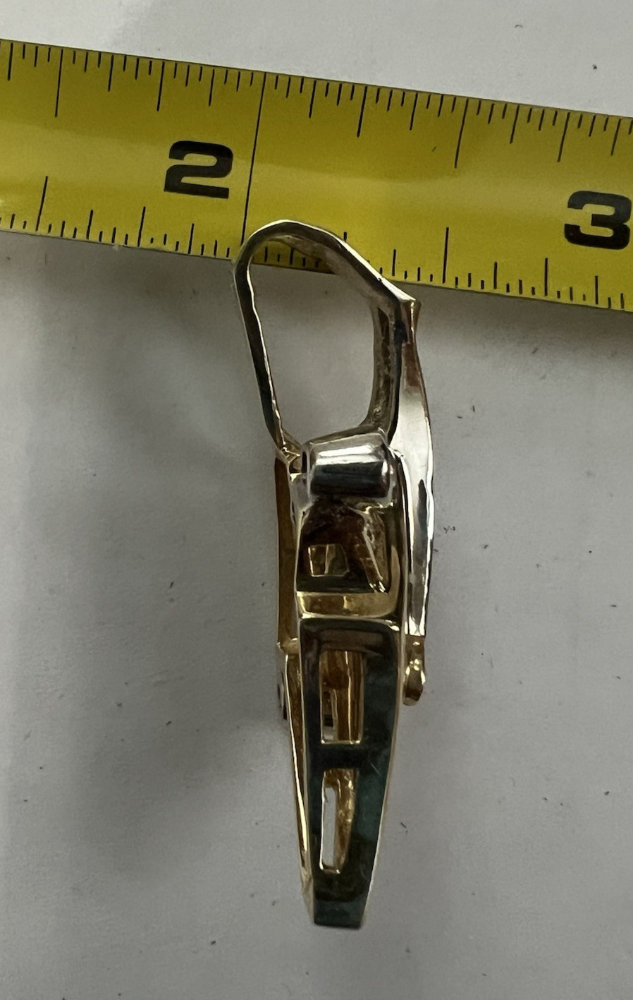 14k Diamonds and Gold SLIDE Pendant W/24 High End Diamonds! 8.52 Grams