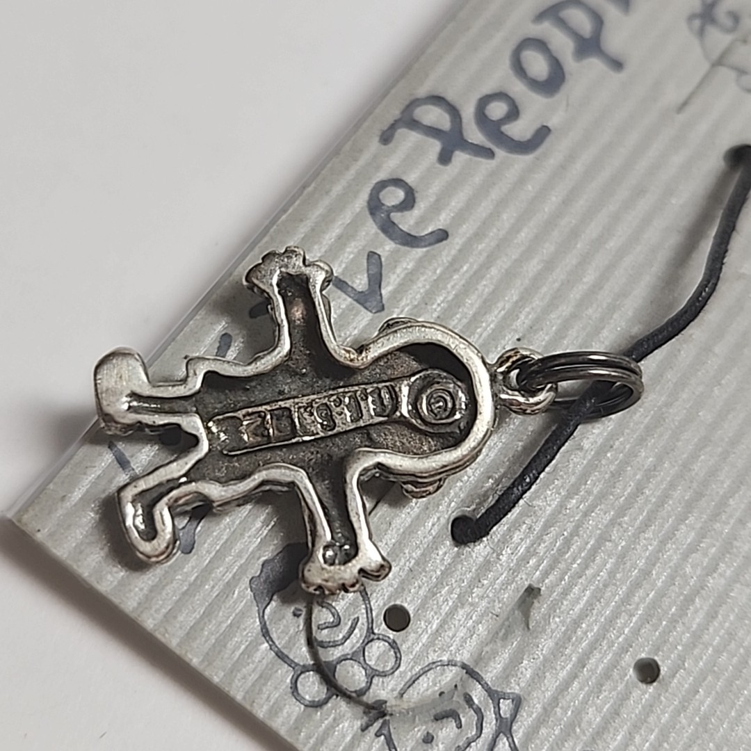 Sterling Silver 925 Pendant Charm Little People Boy NOS Vintage New on Card
