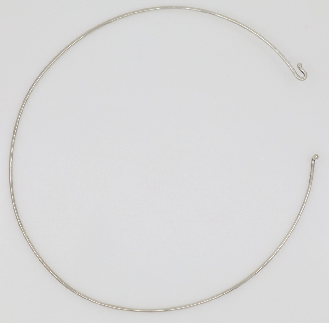 James Avery Sterling Silver Wire Hook-On Collar Necklace 16″