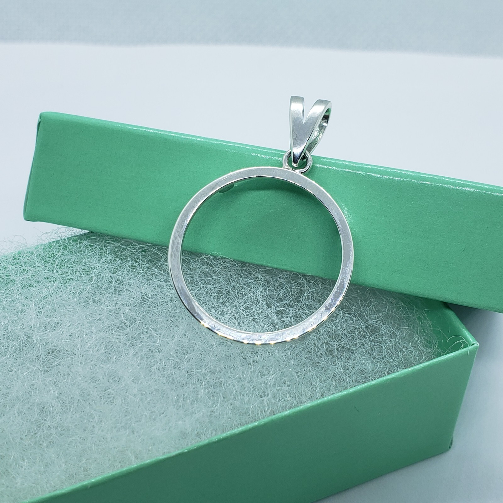 Sterling Silver Nickel Bezel 22 mm Coins Prong Back Square Edge 5 Cent No Coin