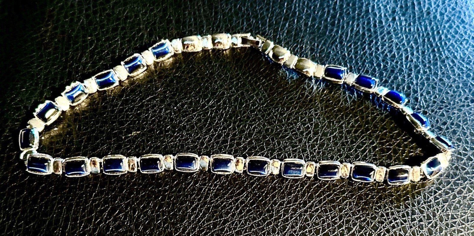 Emerald Cut Lab Created Gemstone Halo TennisNecklace from Sam’s Club.