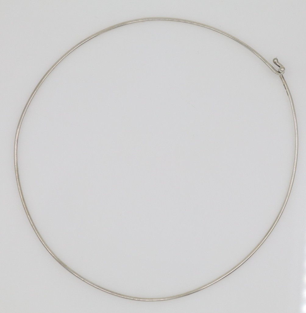 James Avery Sterling Silver Wire Hook-On Collar Necklace 16″