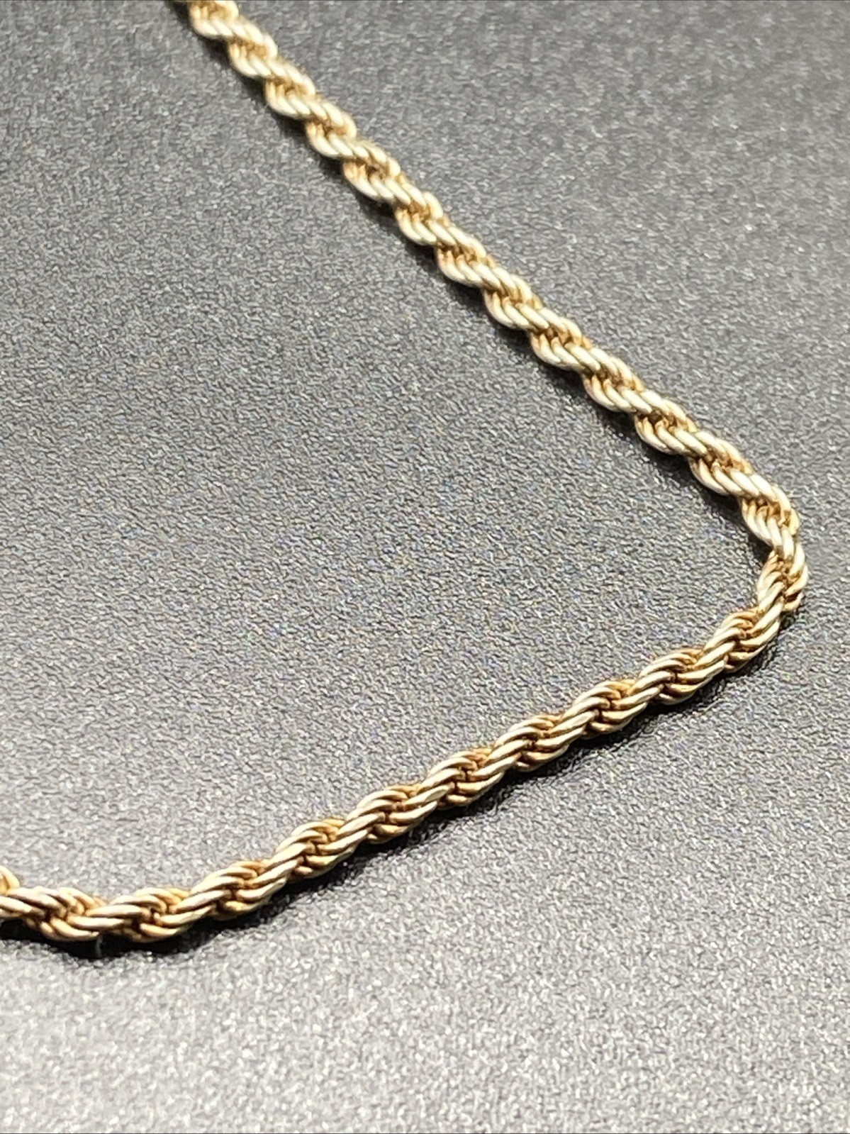 FAS Sterling Silver Twisted Rope Chain Necklace, Italy