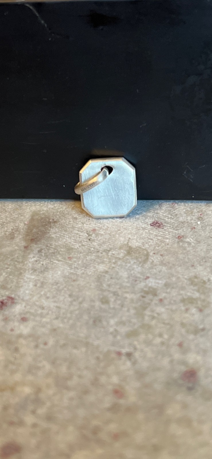 David Yurman Octagonal Amulet Sterling Silver, 15 mm