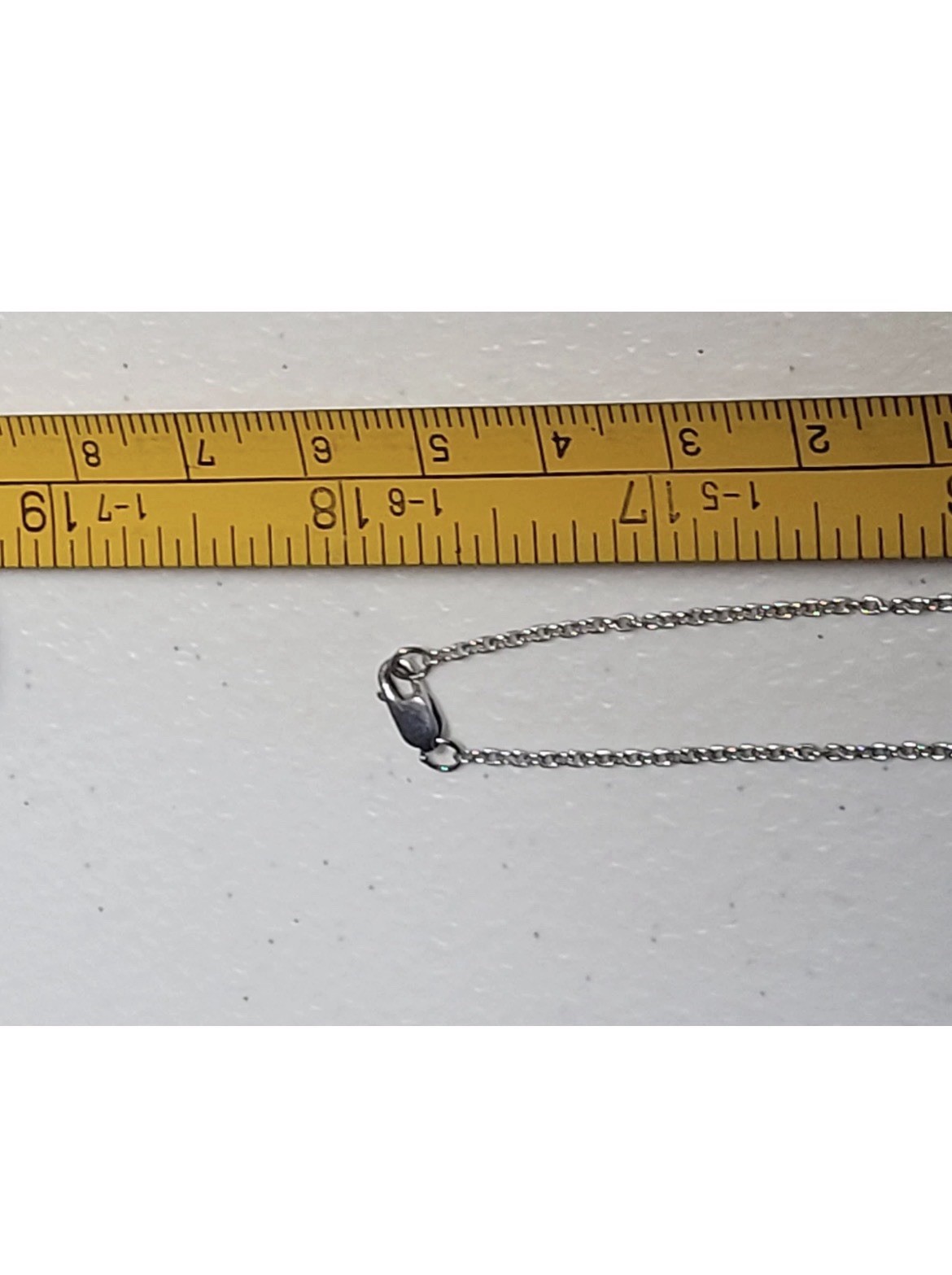 Diamond Drop Pendant Station Necklace in 925 Sterling Silver 36” Inch