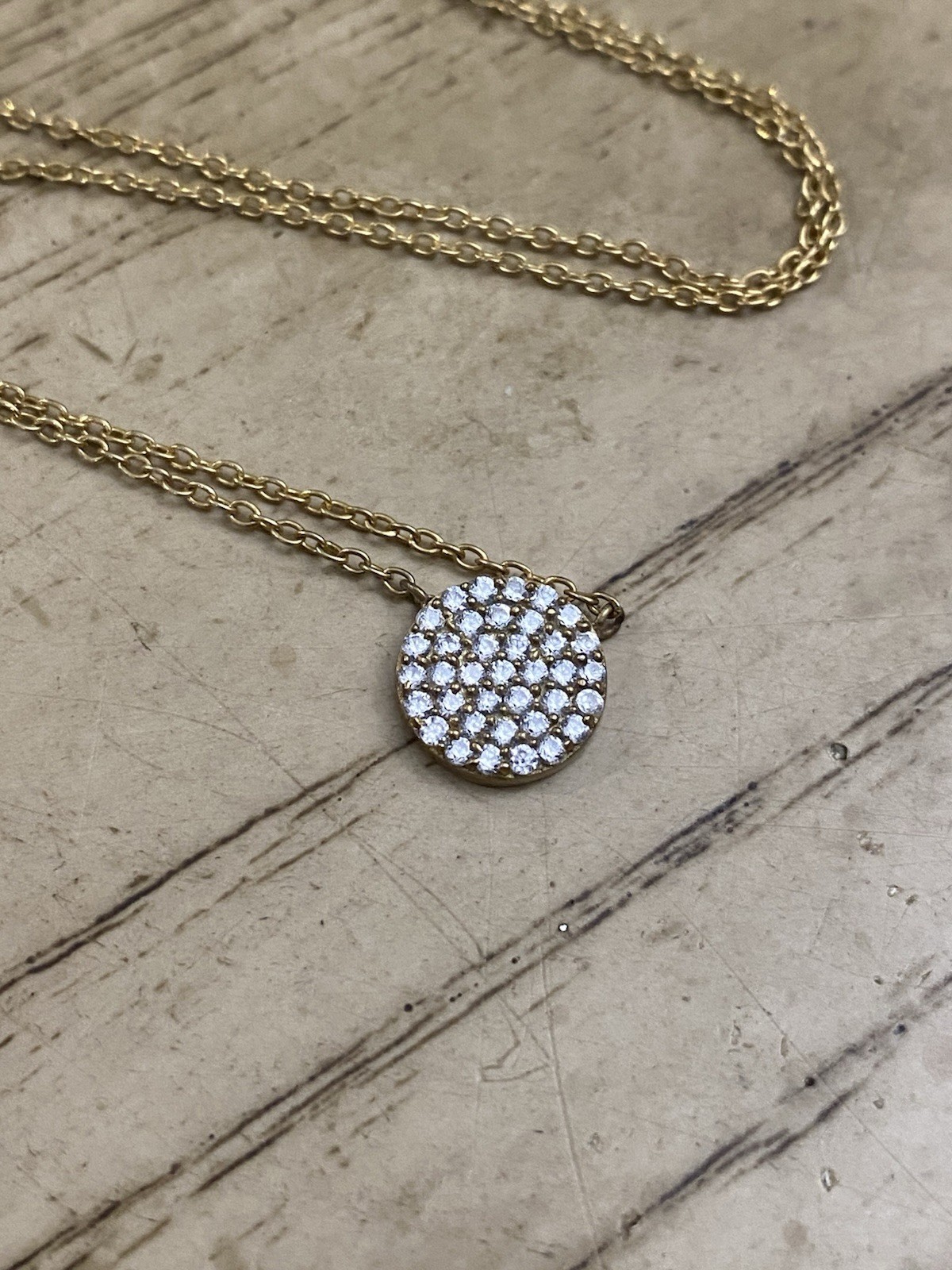 alwand vahan AV sterling silver 925 Vermeil Designer Signed Necklace Size 18”