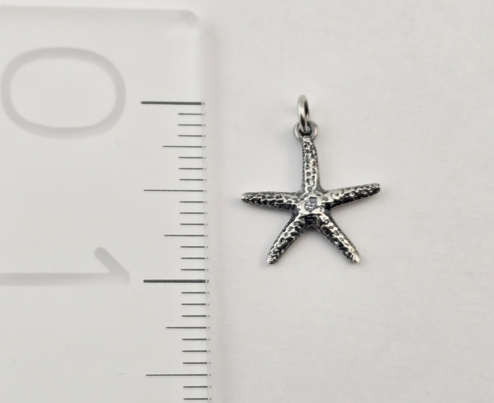 Vintage James Avery Sterling Silver Starfish Retired Rare Charm Pendant – 1.7g