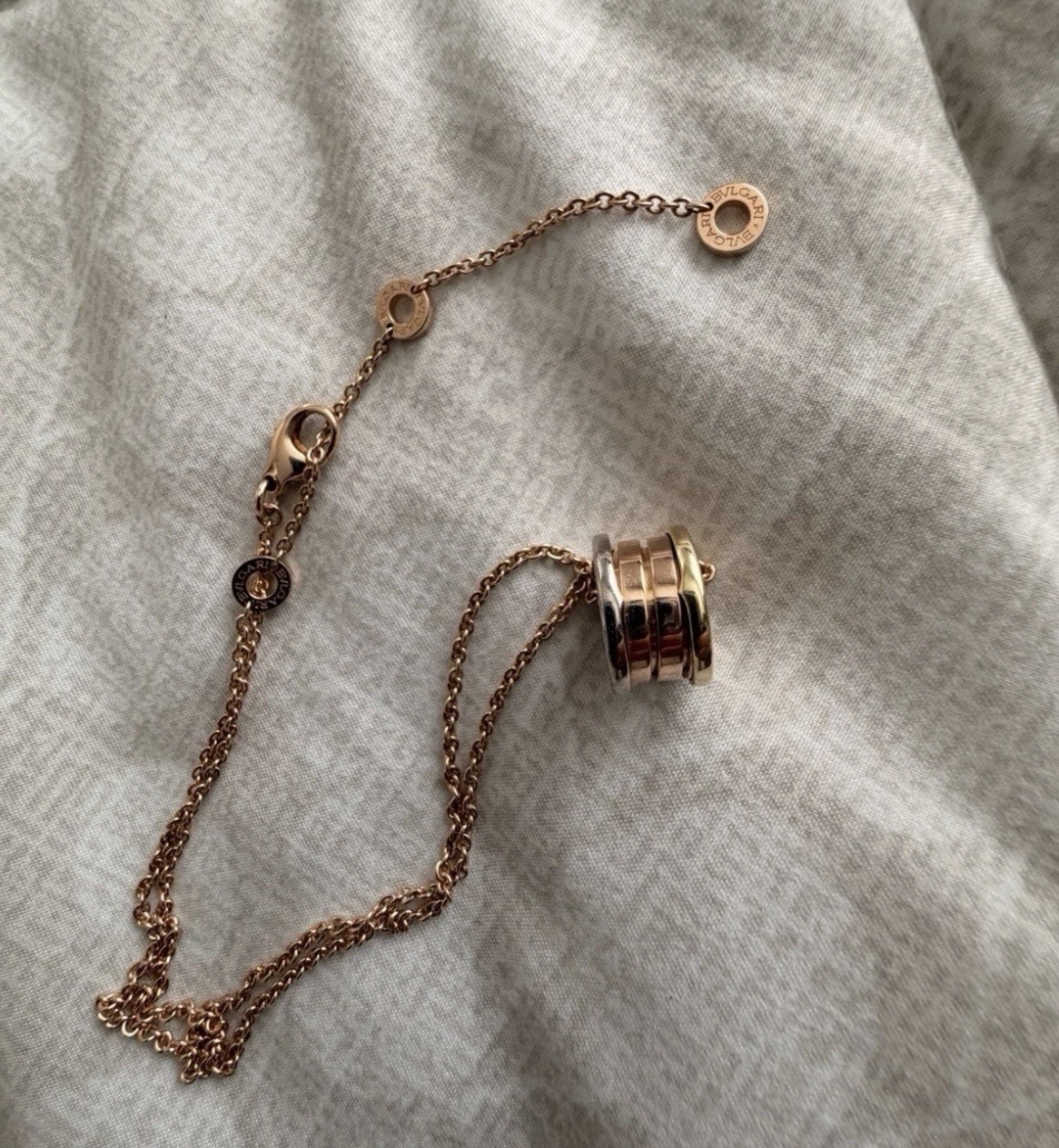 Bvlgari B.zero Tricolor Perfect Mistake Adjustable Necklace